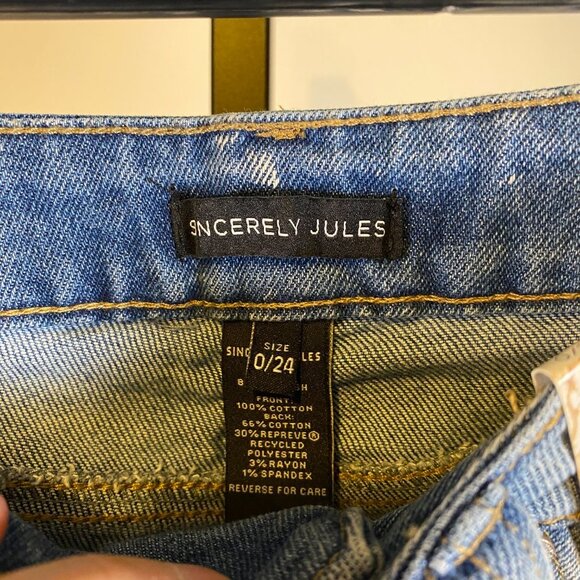 NWT Sincerely Jules High Rise Straight Jeans - Picture 3 of 10